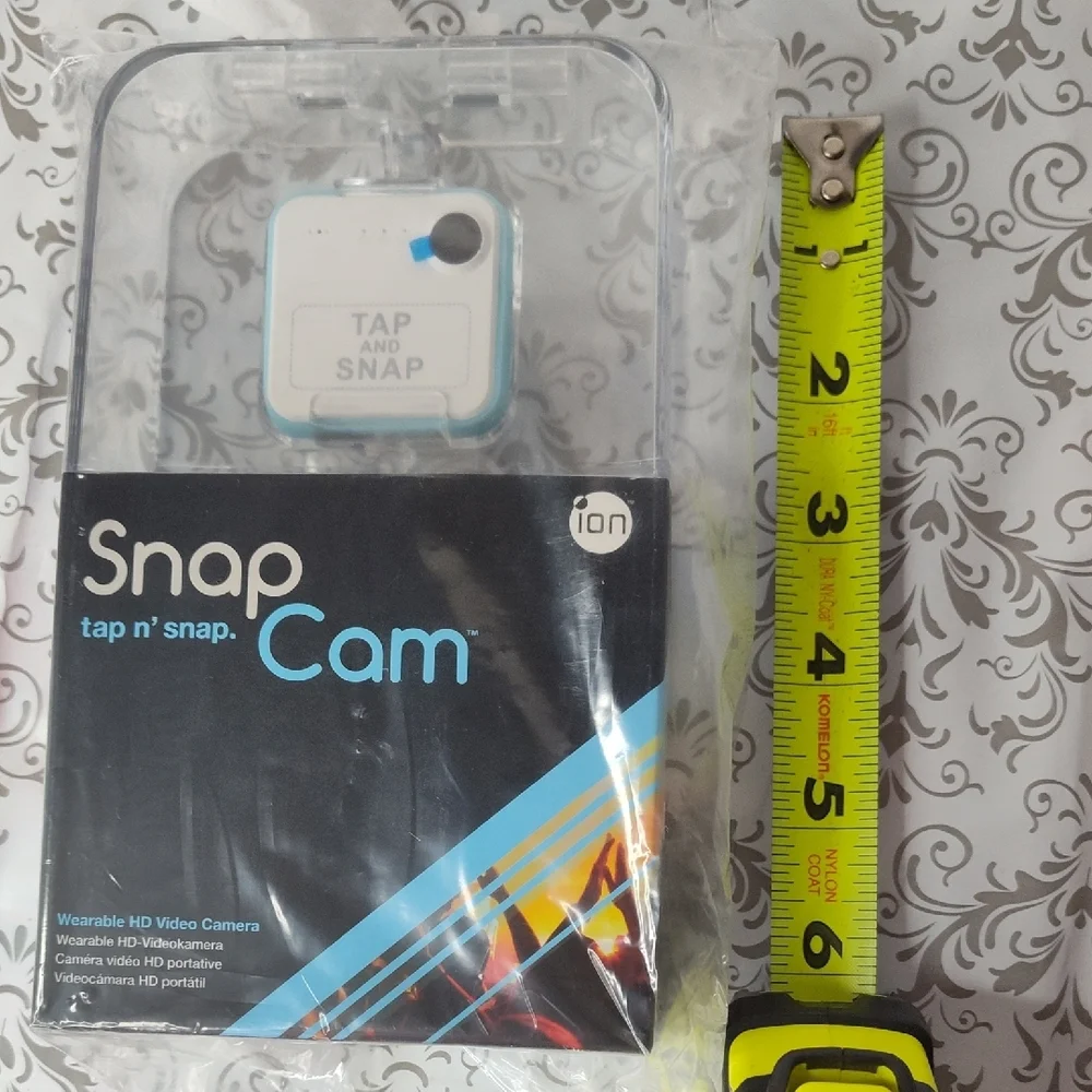 Ion SnapCam Wearable HD Video Camera - White and Blue